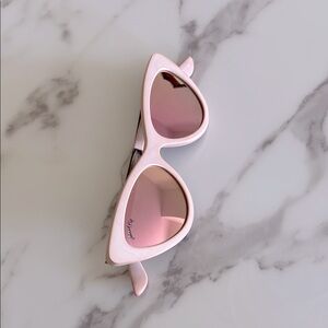 Pink Cat-Eye Sunglasses-Johnny Fly